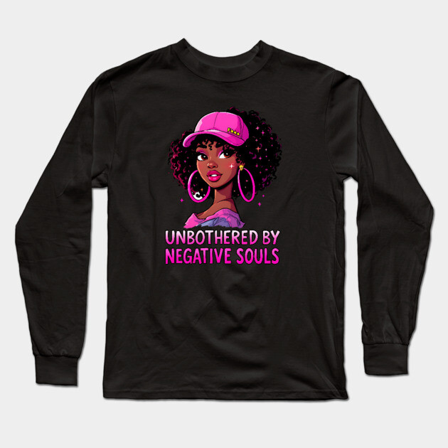 Unbothered by Negative Souls 2 Long Sleeve T-Shirt by UrbanLifeApparel