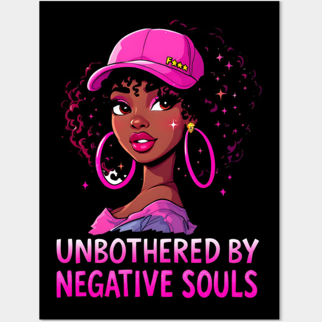 Unbothered by Negative Souls 2 Wall Art by UrbanLifeApparel