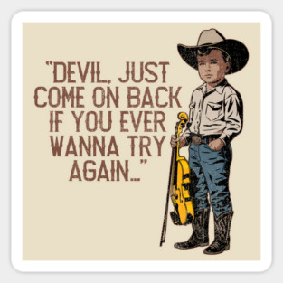 Devil Went Down to Georgia Magnet