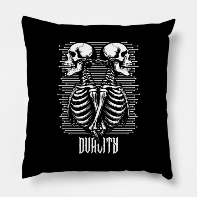 DUALITY Pillow by artslaves