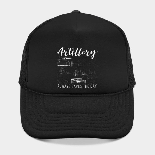 Artillery Saves the Day - Retro Military Design for Soldiers and Veterans by TuncGK
