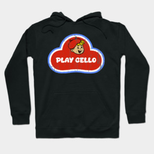 Play Cello Play-Doh style design Hoodie