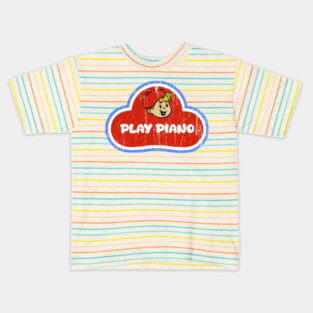Play Piano Play-Doh style design Kids T-Shirt