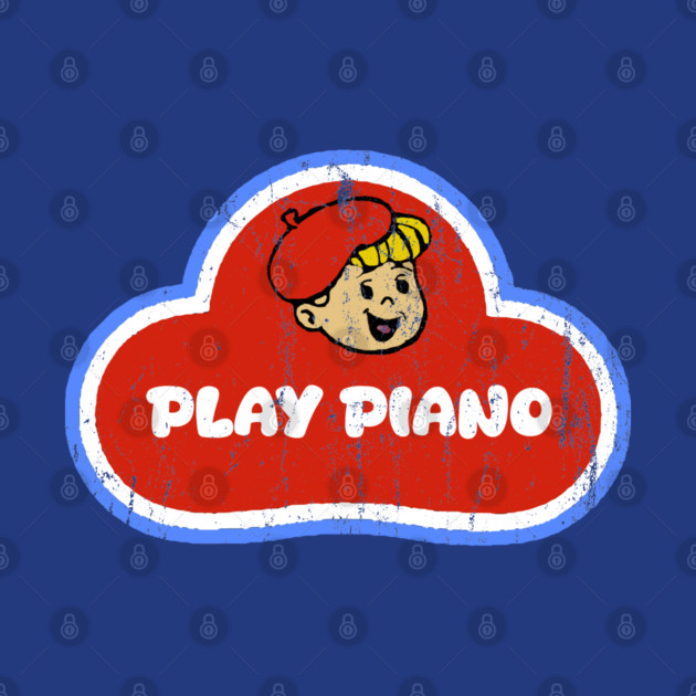 Play Piano Play-Doh style design by BarbaraShirts