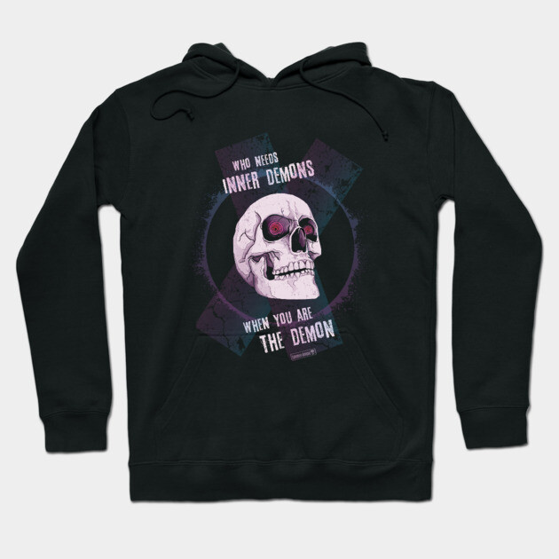 I'm The Demon. Hoodie by Tommy Devoid