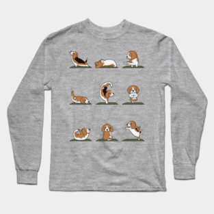 Beagle Yoga Long Sleeve T-Shirt