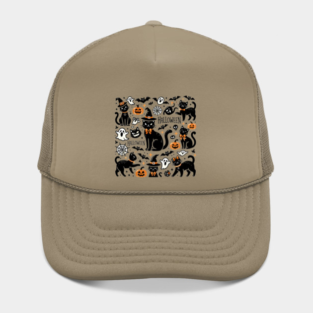 Spooky Halloween Cats, For Cat Lover by logiamerch