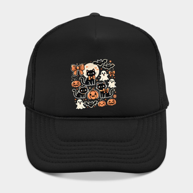 Spooky Halloween Cats, For Cat Lover by logiamerch