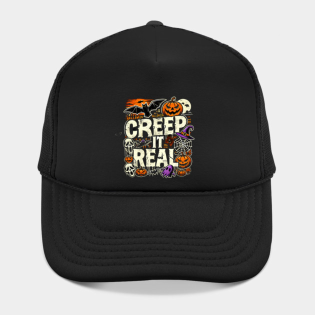 Funny Spooky Halloween Saying, Creep it Real by logiamerch