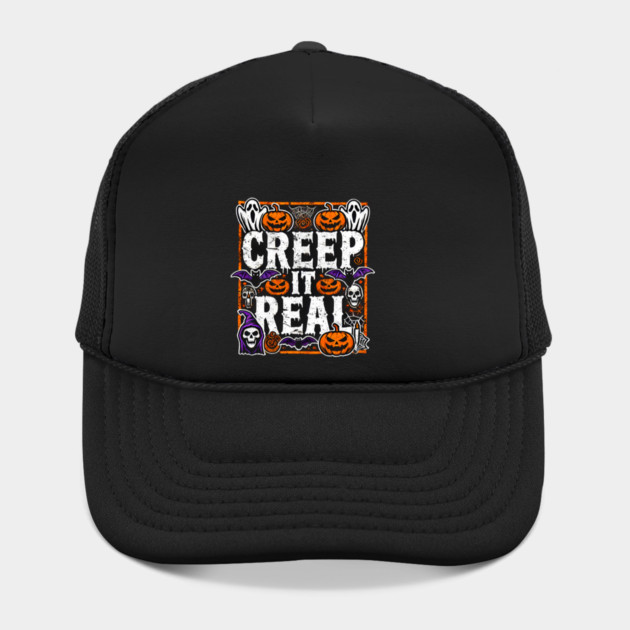 Funny Spooky Halloween Saying, Creep it Real by logiamerch
