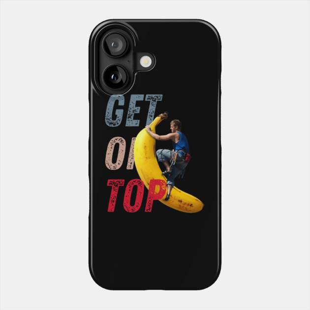 Rock Climbing - Absurd Montage - Inspiration & Motivation Phone Case by TuncGK