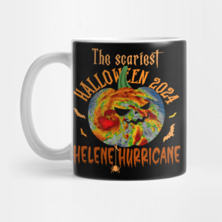 The scariest Halloween 2024 Is Helene Hurricane Pumpkin Mug