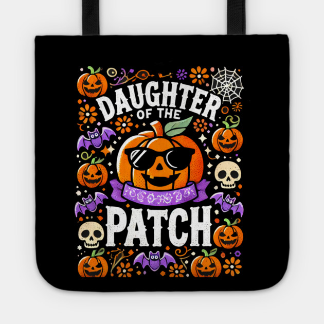 Funny Spooky Halloween, Daughter of the Patch Tote by logiamerch