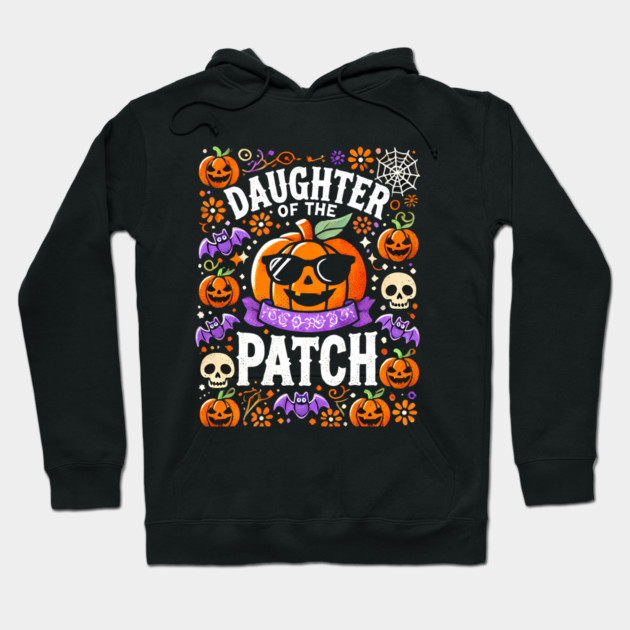 Funny Spooky Halloween, Daughter of the Patch Hoodie by logiamerch