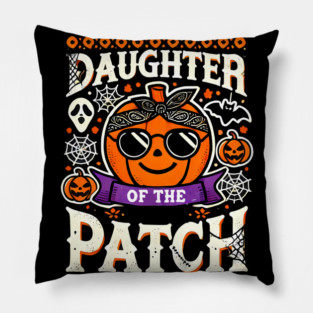 Funny Spooky Halloween, Daughter of the Patch Pillow