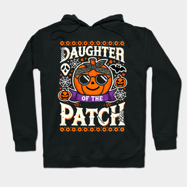 Funny Spooky Halloween, Daughter of the Patch Hoodie by logiamerch