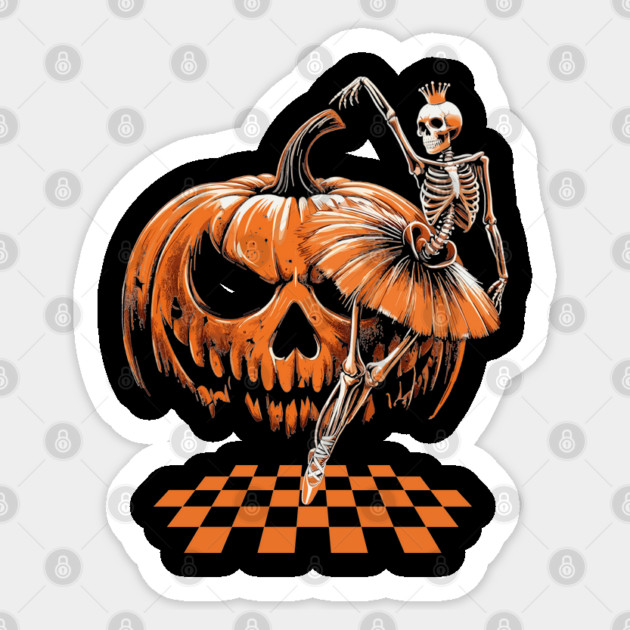 Skeleton Ballerina Sticker by JessArty