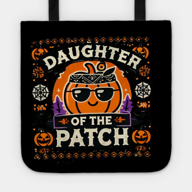 Funny Spooky Halloween, Daughter of the Patch Tote by logiamerch