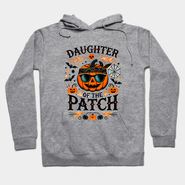 Funny Spooky Halloween, Daughter of the Patch Hoodie by logiamerch