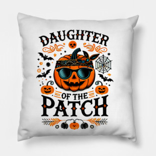 Funny Spooky Halloween, Daughter of the Patch Pillow