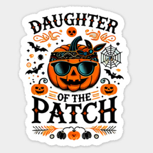 Funny Spooky Halloween, Daughter of the Patch Sticker