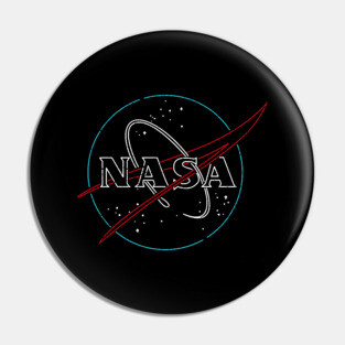 Retro NASA Pin