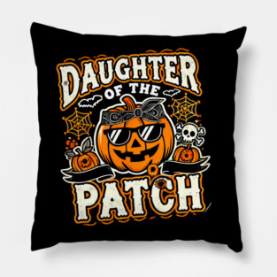 Funny Spooky Halloween, Daughter of the Patch Pillow