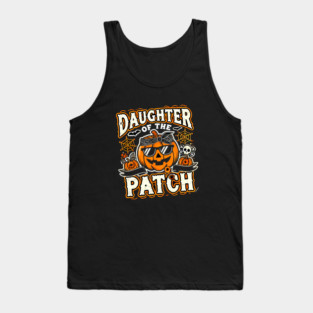 Funny Spooky Halloween, Daughter of the Patch Tank Top