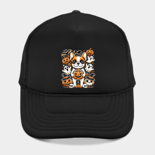 Funny Spooky Halloween, French Bulldog Hat