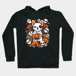 Funny Spooky Halloween, French Bulldog Hoodie