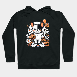Funny Spooky Halloween, French Bulldog Hoodie