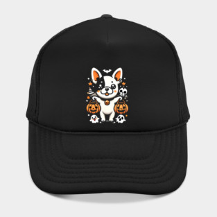 Funny Spooky Halloween, French Bulldog Hat