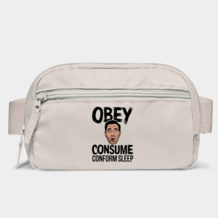 Obey Consume Conform Sleep Critical Thinking Bag