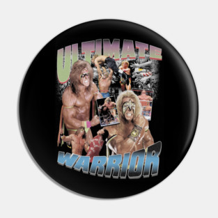 Ultimate Warrior Vintage Bootleg Pin