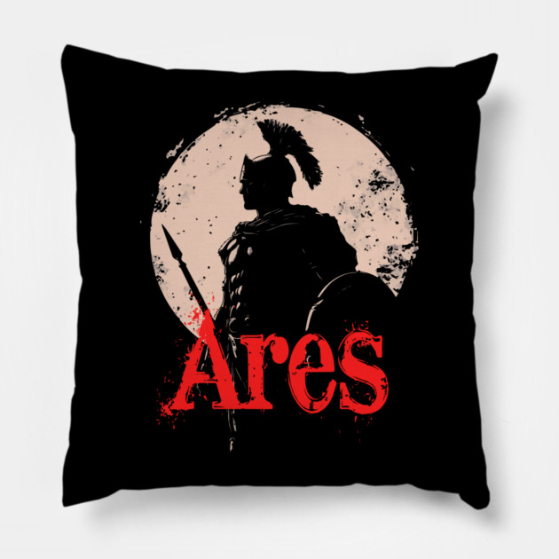 Ares - Greek Mythology - God of War - Epic & Myth Pillow by TuncGK