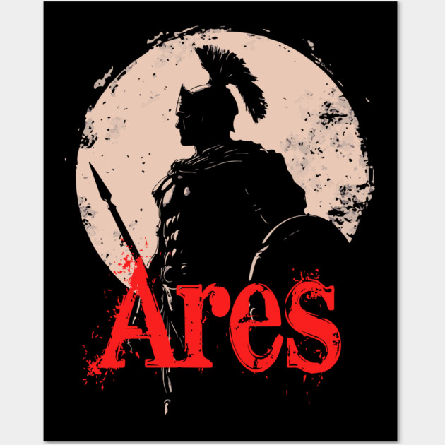 Ares - Greek Mythology - God of War - Epic & Myth Wall Art by TuncGK