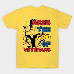 Ares - the God of Veterans - Greek Mythology - Epic Retro T-Shirt