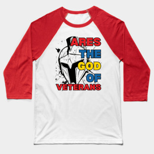 Ares - the God of Veterans - Greek Mythology - Epic Retro Baseball T-Shirt