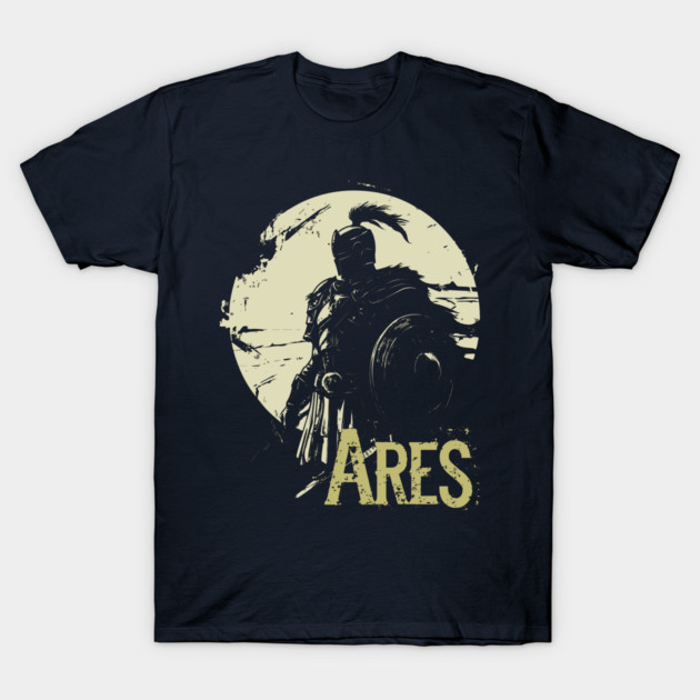 Ares - Greek God of War - Mythology & Epic - Comic Book Style T-Shirt by TuncGK