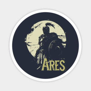 Ares - Greek God of War - Mythology & Epic - Comic Book Style Magnet