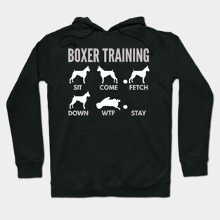 Boxer Training Boxer Dog Tricks Hoodie
