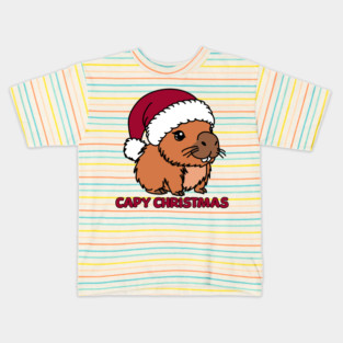 Capybara Christmas Kids T-Shirt