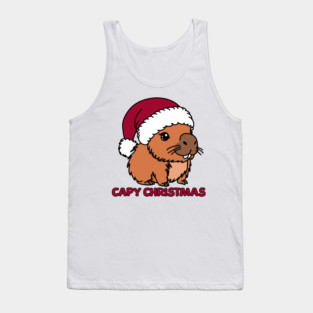 Capybara Christmas Tank Top
