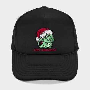 Zombie Capybara Christmas Hat