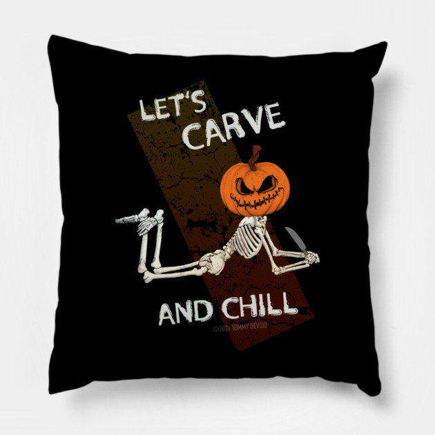 I'll Bring The Candles. Pillow by Tommy Devoid