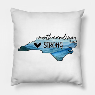 North Carolina Stay Strong Western NC Pillow