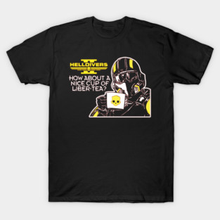 Helldivers Cup of Liber-tea T-Shirt