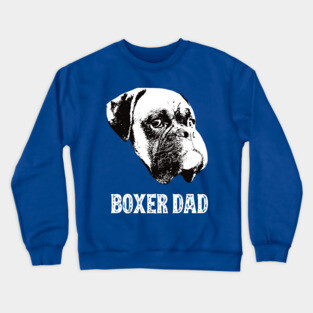 Boxer Dog Dad Crewneck Sweatshirt