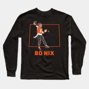 Bo Nix State Star Long Sleeve T-Shirt