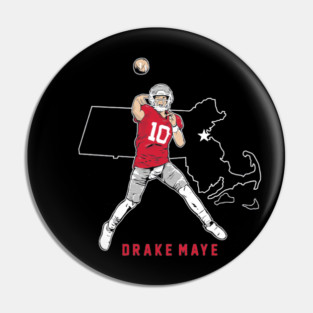 Drake Maye State Star Pin